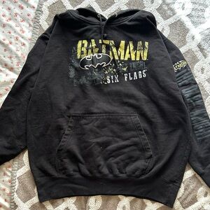 Six Flags Batman Black Hoodie